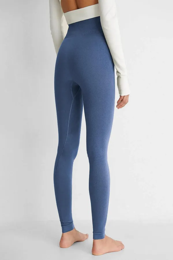 Leggings corset gainants sans coutures taille haute pour femmes égyptiennes, couleur fumée claire