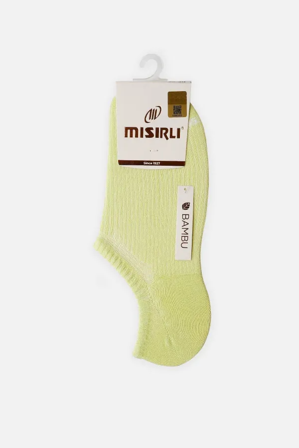 Mısırlı Kadın Bambu Tekli Yazlık No Show Çorap Yeşil