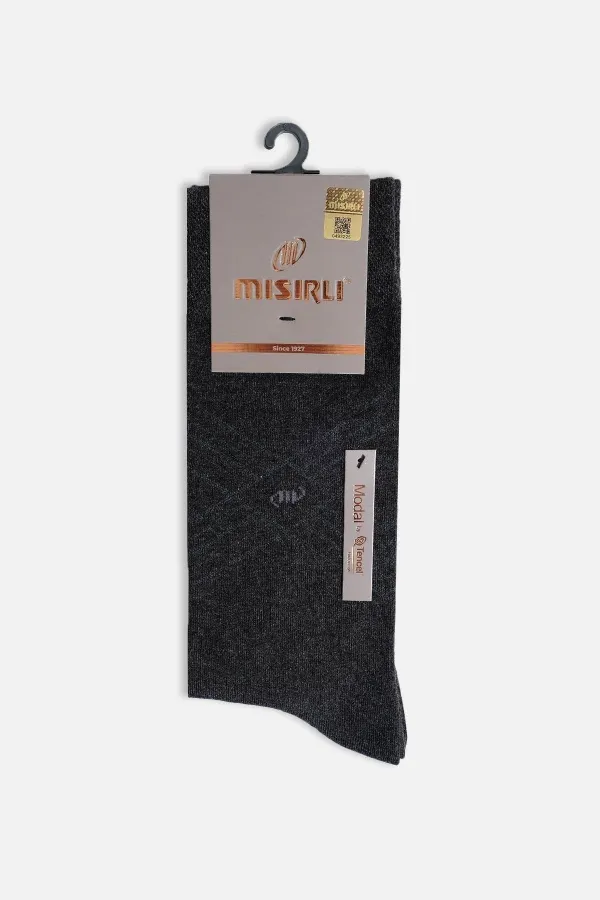 Mısırlı Erkek Modal Tekli Soket Çorap Antrasit