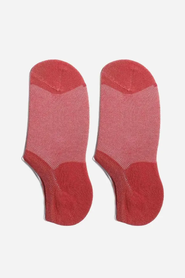 Chaussettes invisibles d'été en coton simple pour femmes égyptiennes, motif Tile