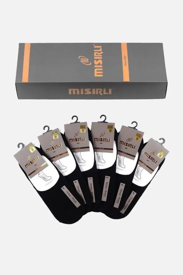 Mısırlı Erkek Modal 6 Çift Yazlık Babet Çorap Siyah