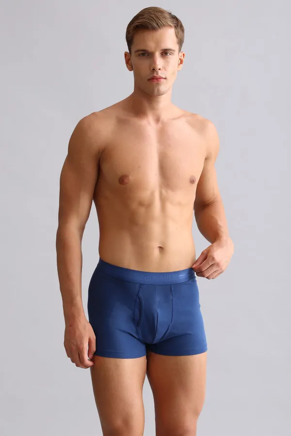 Mısırlı ORGANIC Cotton SPARTACUS PLUS PERFORMANCE Boxer Shorts, Navy Blue