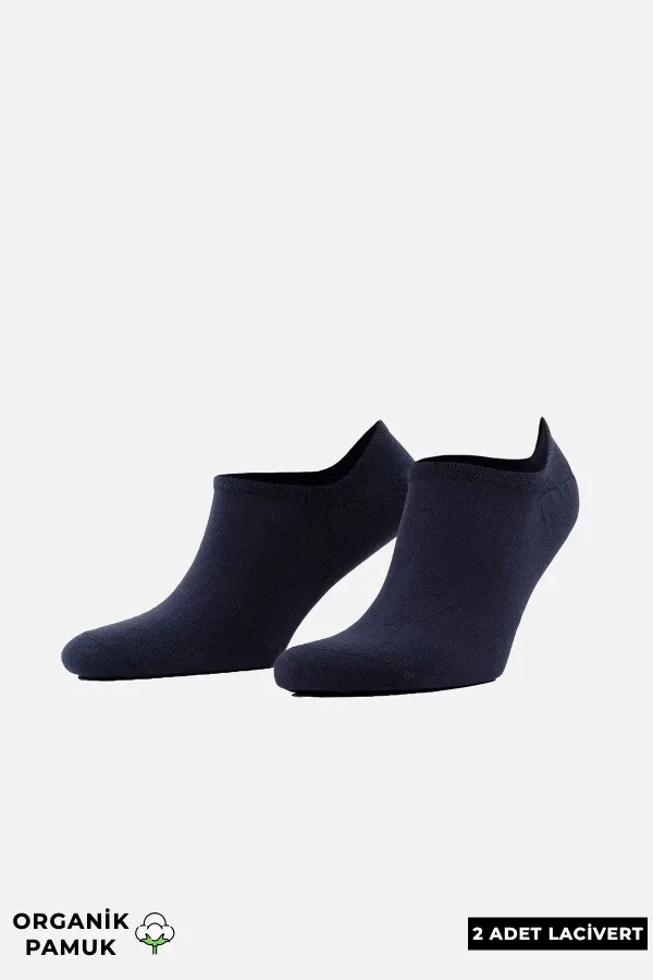 Mısırlı Erkek Organik Pamuklu 6 Çift No Show Çorap Çok Renkli