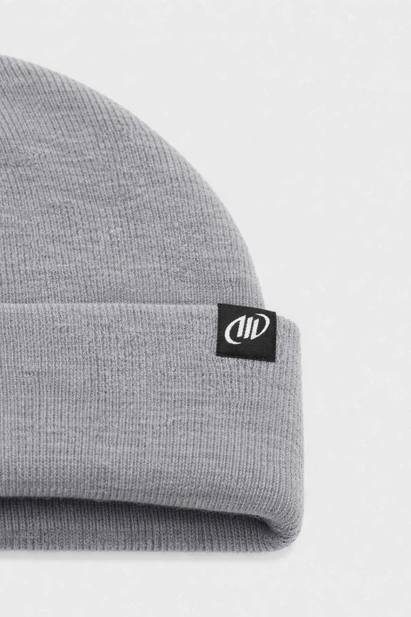 Mısırlı Unisex Yün Kıvrık Düz Bere - Javier Melanj Gri