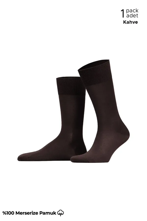 Chaussettes homme 100 % mercerisées, 6 paires, unies, ultra-fines, multicolores