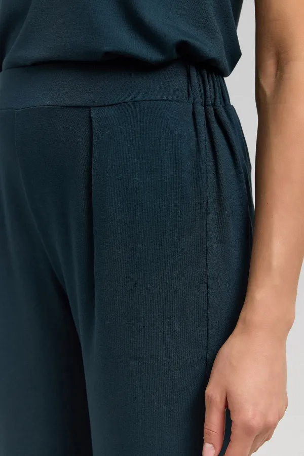 Kadın Örme Dar Paça Pantolon Antrasit