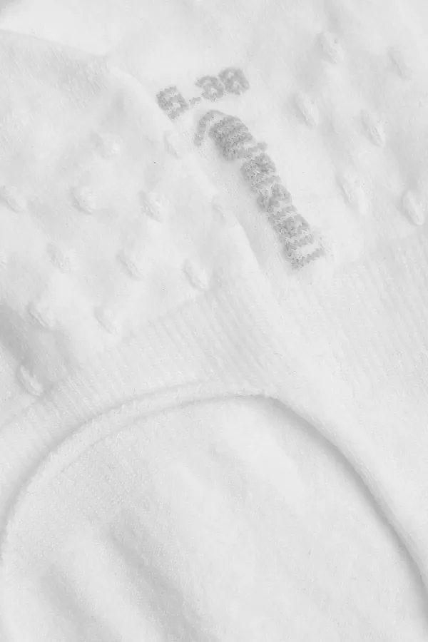 Mısırlı Kadın Pamuklu Tekli Yazlık Babet Çorap Beyaz