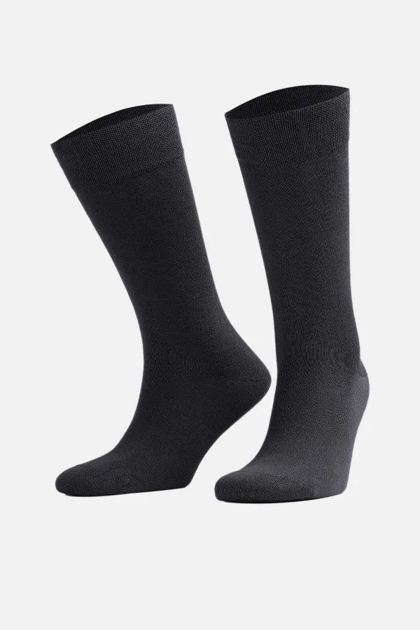 Mısırlı Erkek Modal Tekli Soket Çorap Füme