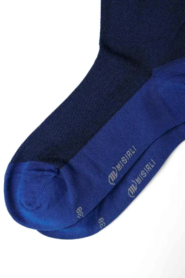 Mısırlı Kadın Merserize Tekli Soket Çorap Saks