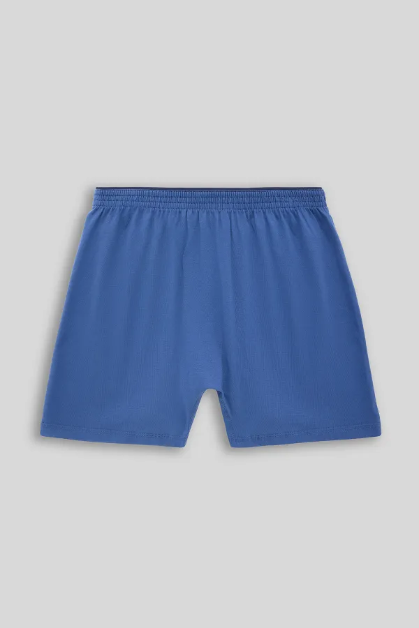 Boxer en coton indigo pour homme, de marque égyptienne Ares