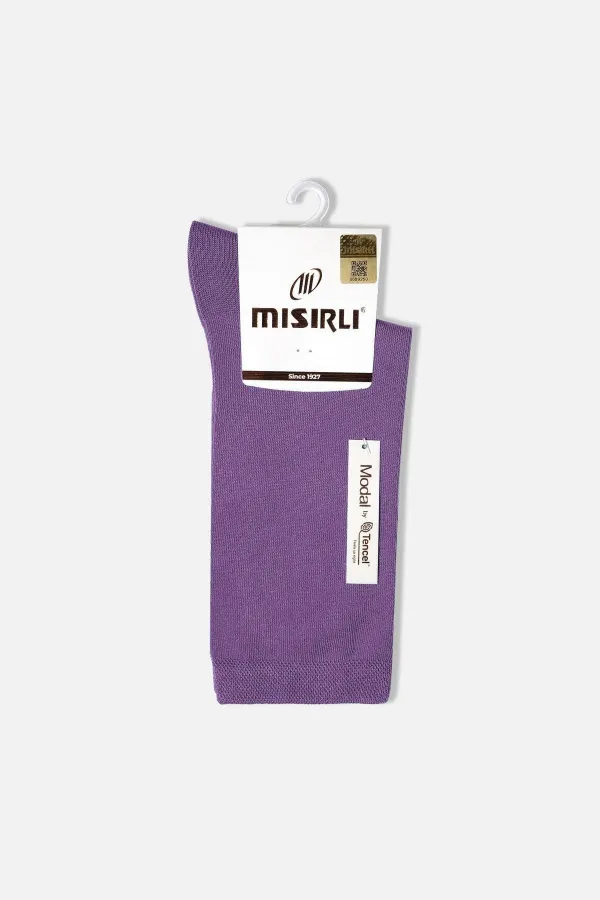 Mısırlı Kadın Modal Tekli Soket Çorap Mor