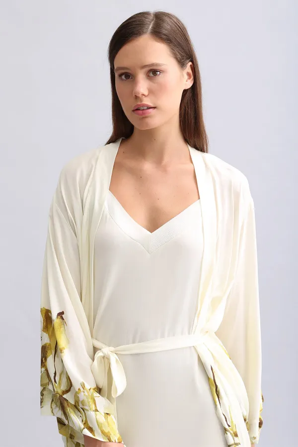 Robe longue tissée verte pour femme égyptienne