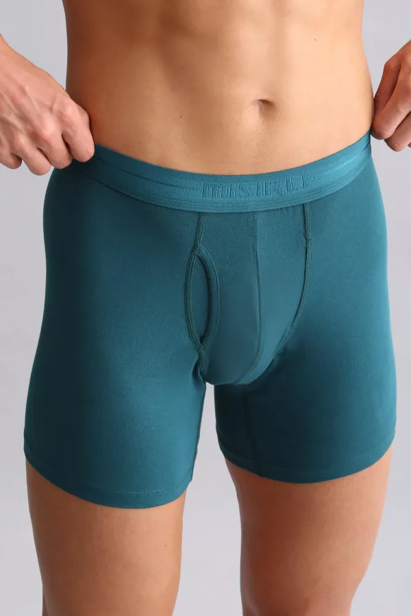 Mısırlı Modal By TENCEL SPARTACUS PLUS PERFORMANCE Long Boxer Fit Green
