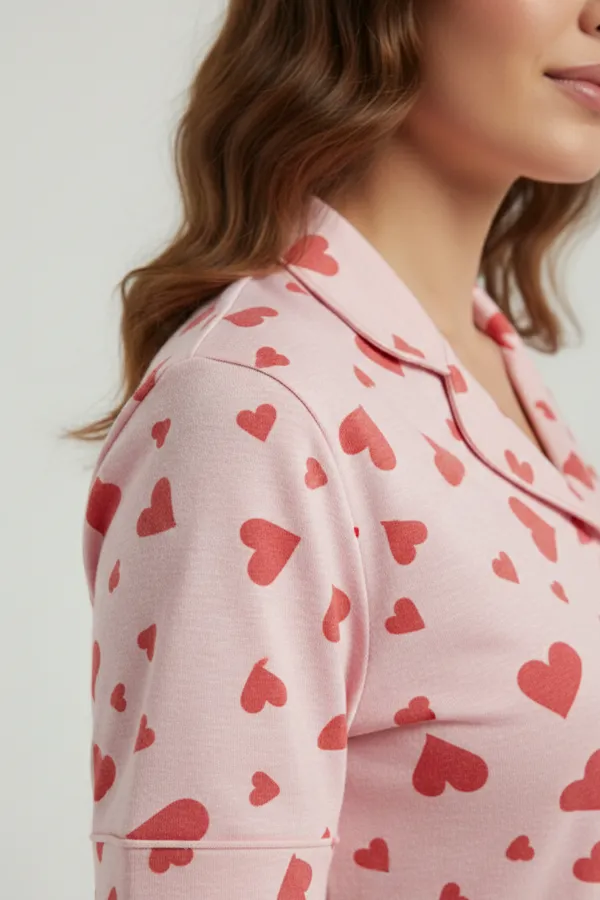 Pamuklu Kısa Kollu Gömlek Şortlu Takım AÇIK SARI