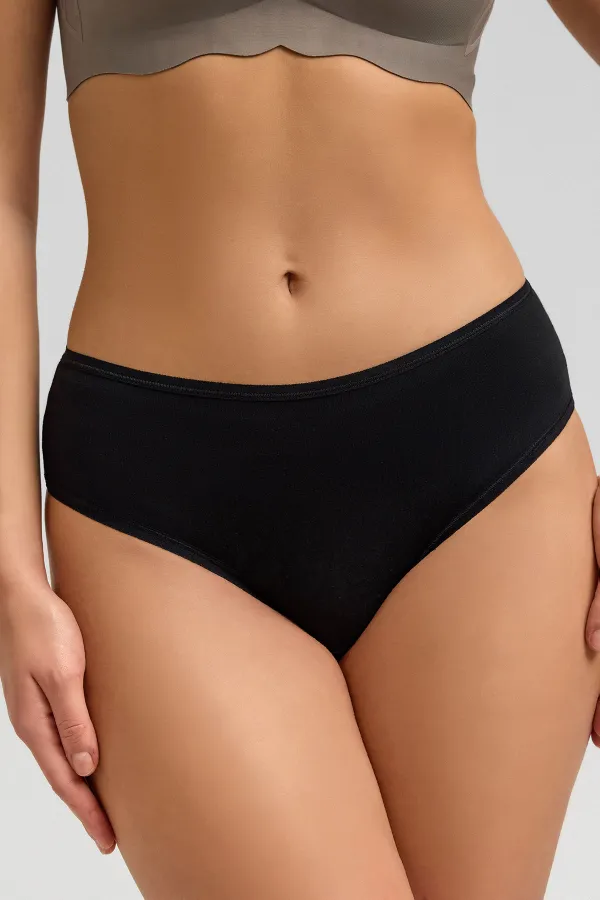 Mısırlı Micro Modal Slip SİYAH