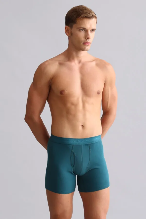 Mısırlı Modal By TENCEL SPARTACUS PLUS PERFORMANCE Long Boxer Fit Green