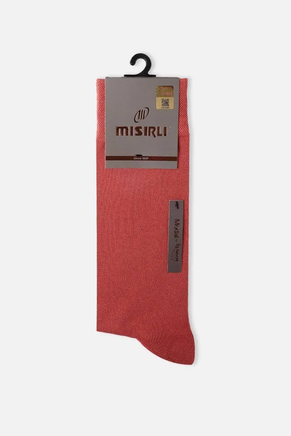 Mısırlı Erkek Modal Tekli Soket Çorap Kiremit