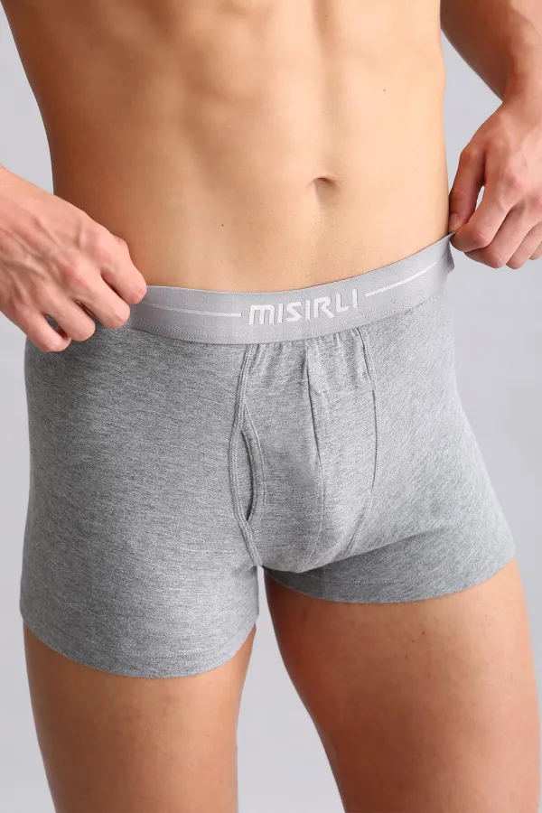 Mısırlı Modal By TENCEL SPARTACUS PLUS PERFORMANCE Boxer Gri Melanj
