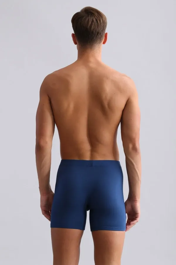Mısırlı BAMBU ZEUS Regular Fit Long Boxer Gece Mavisi