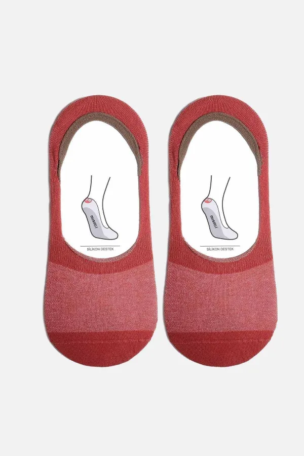 Mısırlı Kadın Modal Tekli Yazlık Babet Çorap Kiremit