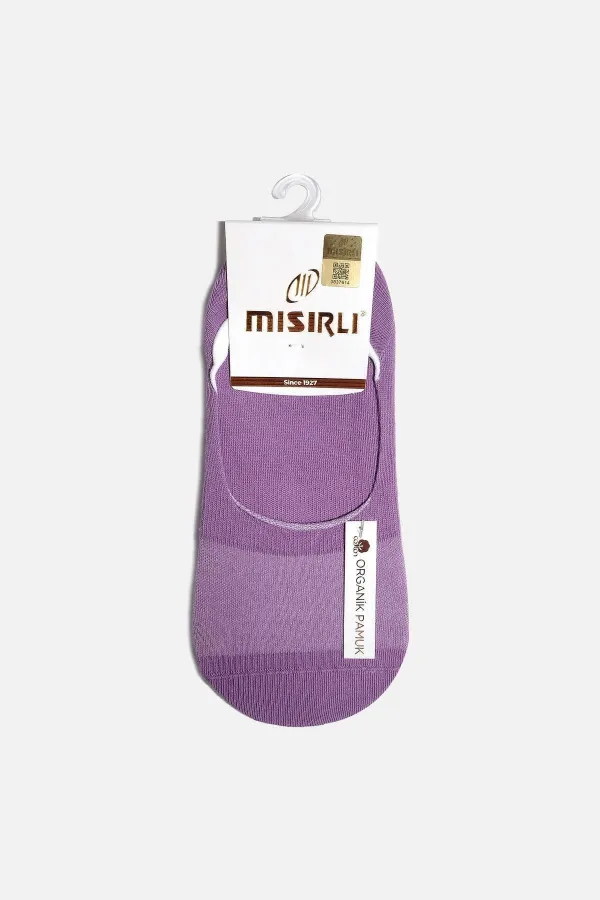 Mısırlı Kadın Bambu Tekli Yazlık Babet Çorap Mor