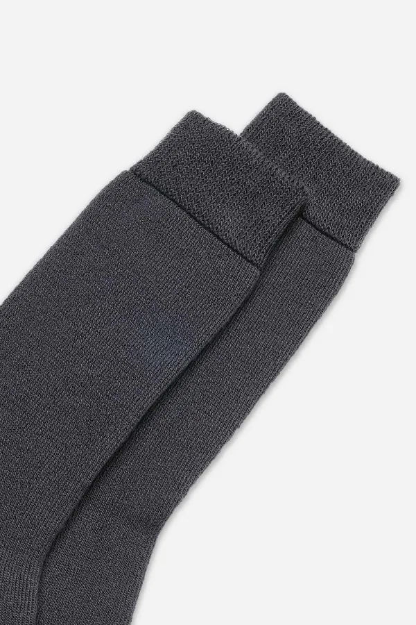 Chaussettes thermiques unisexes égyptiennes à une seule chaussette anthracite