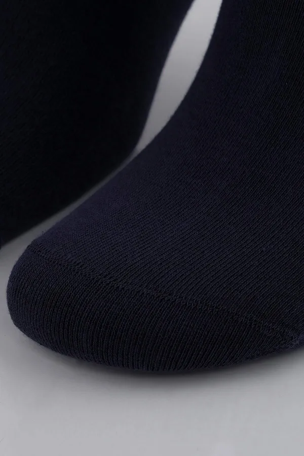 Mısırlı Erkek Organik Pamuklu Tekli No Show Çorap Lacivert