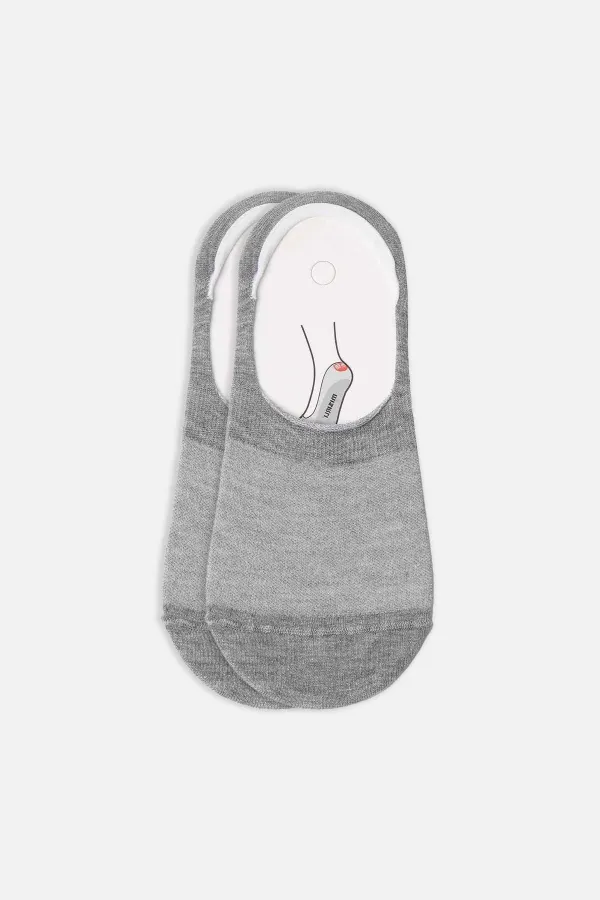 Mısırlı Kadın Modal Tekli Yazlık Babet Çorap Gri