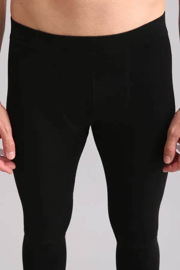 Sous-vêtement thermique en bambou égyptien / Leggings noirs