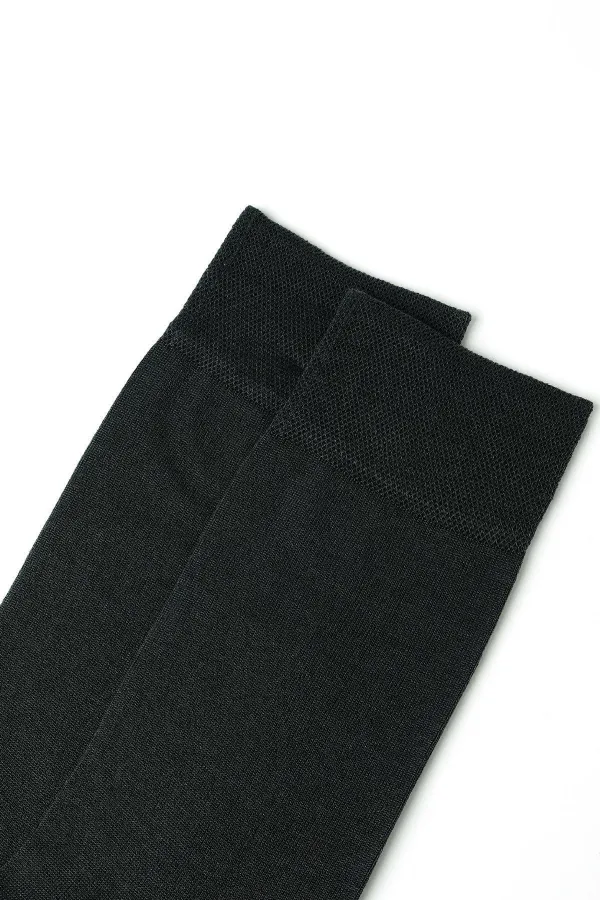 Mısırlı Men's Mercerized Single Summer Ankle Socks Green