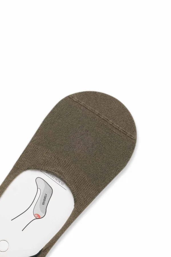 Mısırlı Kadın Bambu Tekli Yazlık Babet Çorap Haki