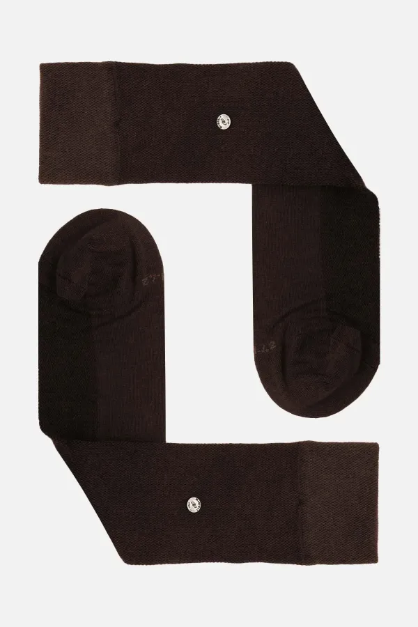 Mısırlı Men's Organic Cotton Single Socket Socks Brown