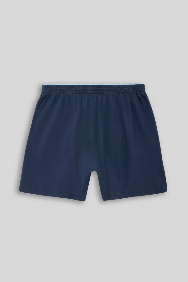 Mısırlı Men's Cotton Ares Boxer Shorts Navy Blue