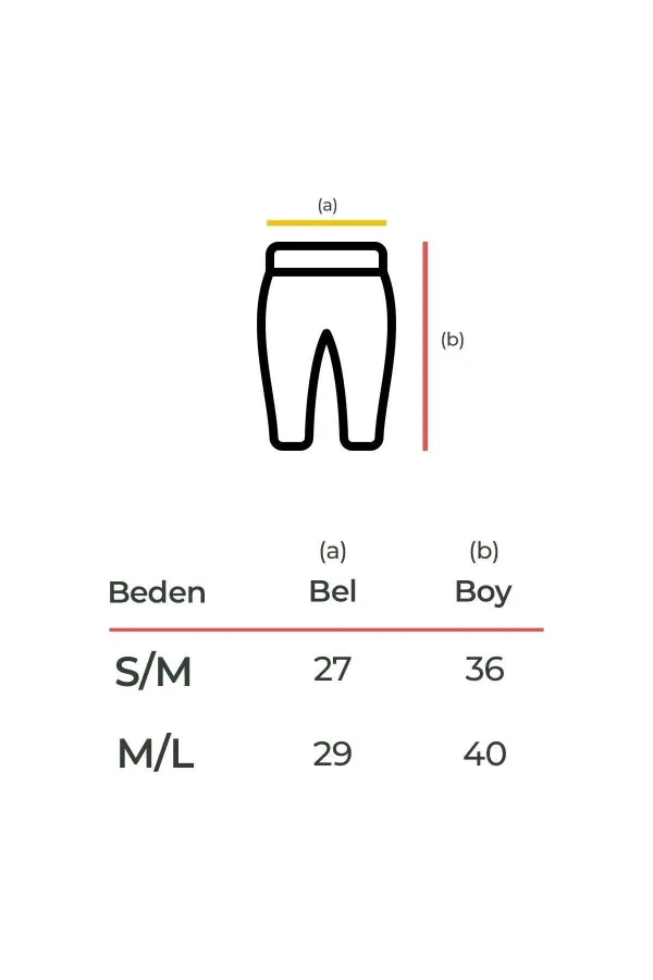 Mısırlı Kadın Kalça Toparlayıcı Çemberli Bralet-Şort Tayt Takımı Kırmızı
