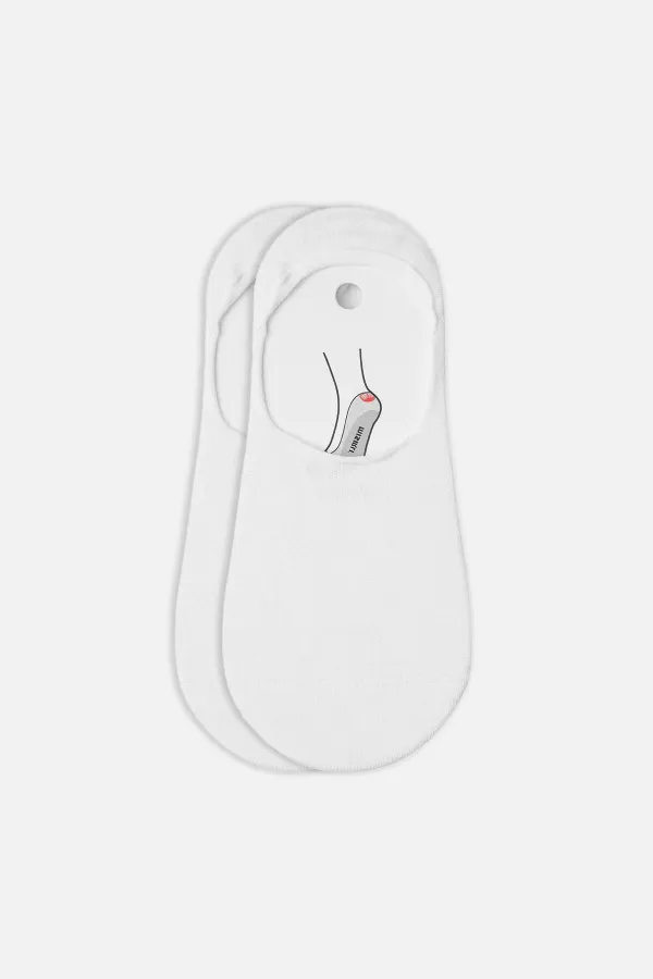 Mısırlı Kadın Modal Tekli Yazlık Babet Çorap Beyaz