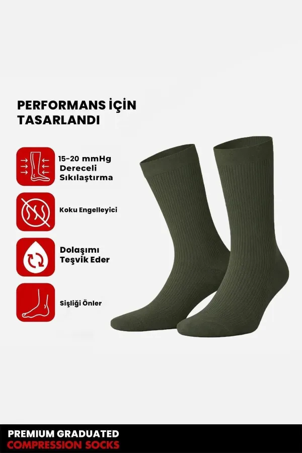 Egyptian Unisex Bamboo Flight and Pilot Socks with Special Tightening Technology, Khaki Egyptian Unisex Bamboo Flight and Pilot Socks with Special Tightening Technology, Khaki