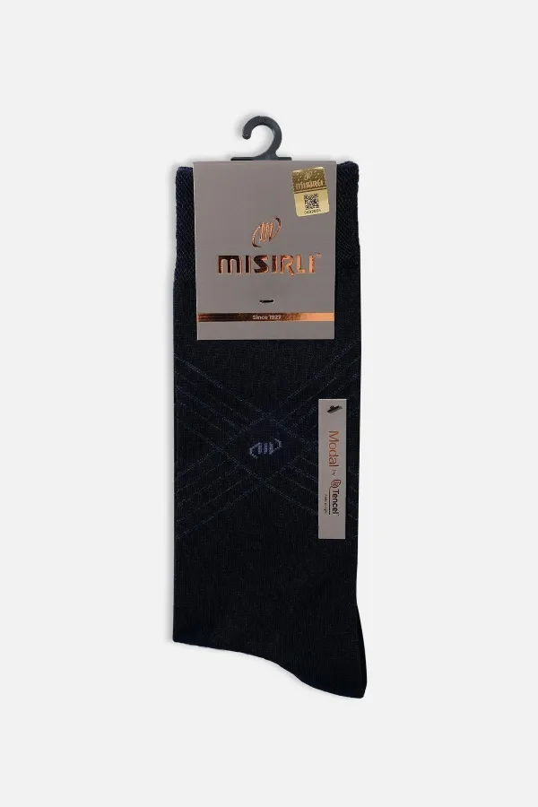 Mısırlı Erkek Modal Tekli Soket Çorap Lacivert