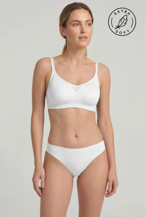 Egyptian Laser Cut Slip Off-White Egyptian Laser Cut Slip Off-White
