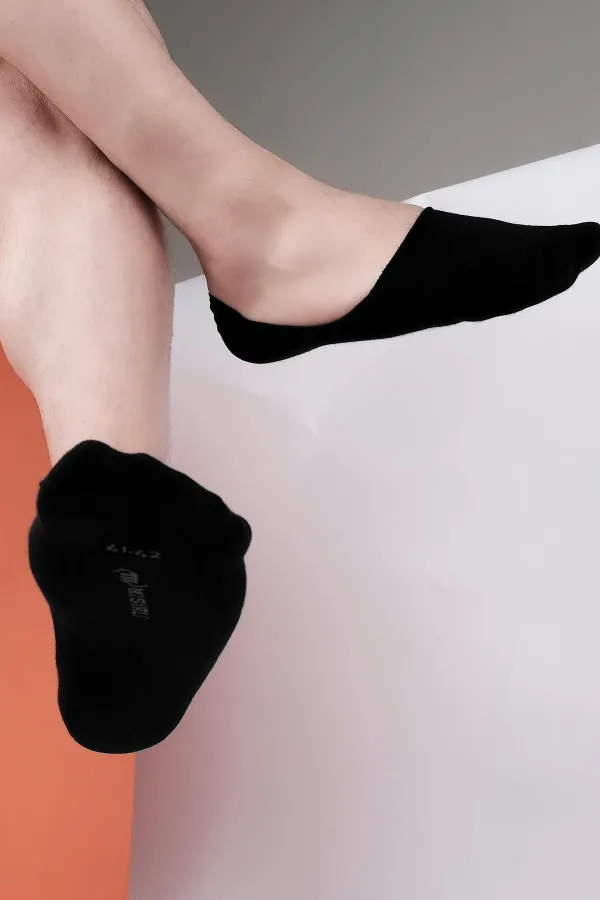 Mısırlı Erkek Bambu Tekli Yazlık Babet Çorap Siyah