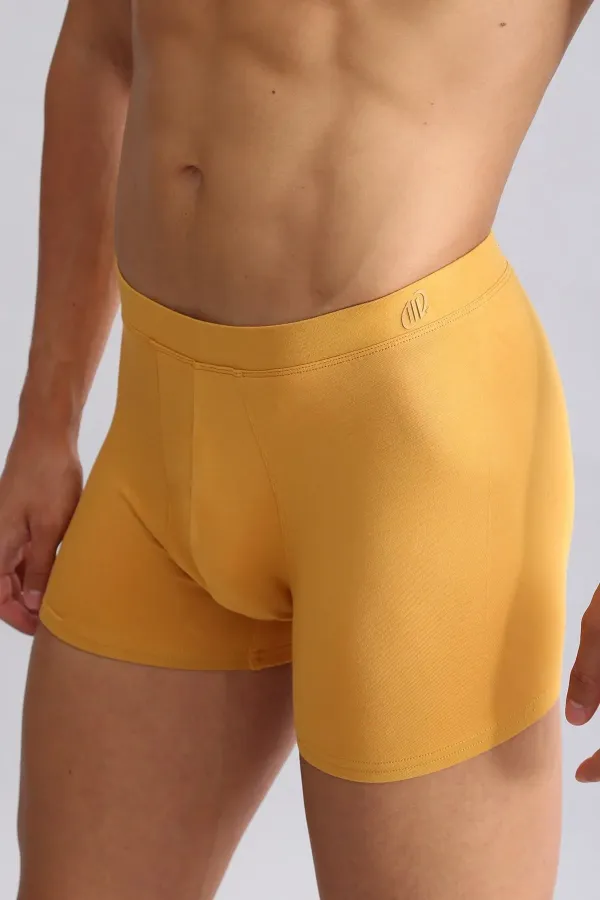 Boxer coupe classique BAMBOU ZEUS égyptien moutarde