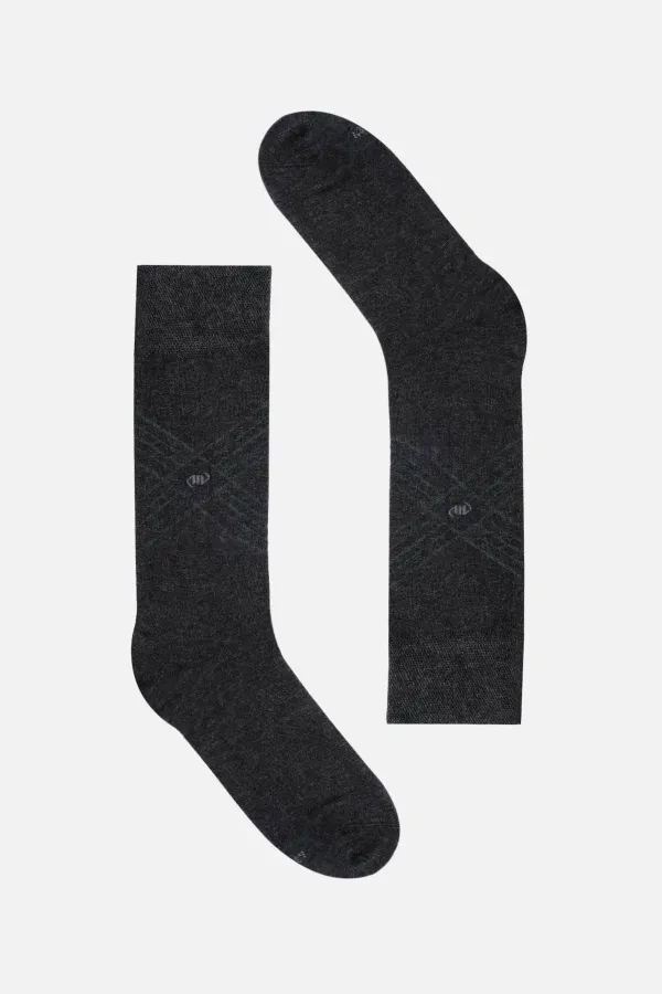 Mısırlı Erkek Modal Tekli Soket Çorap Antrasit