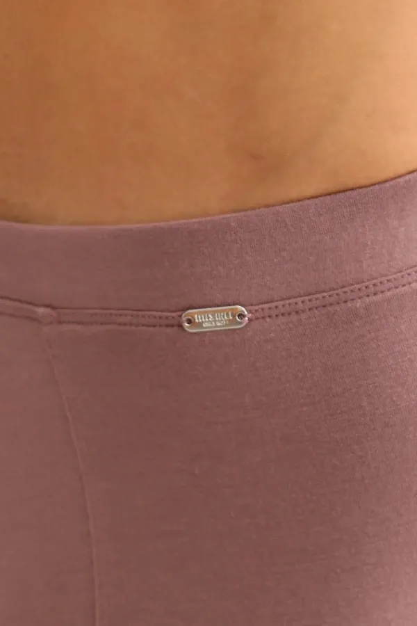 Boxer ZEUS LUXURY coupe classique avec emblème métallique, couleur lavande, en coton biologique égyptien.