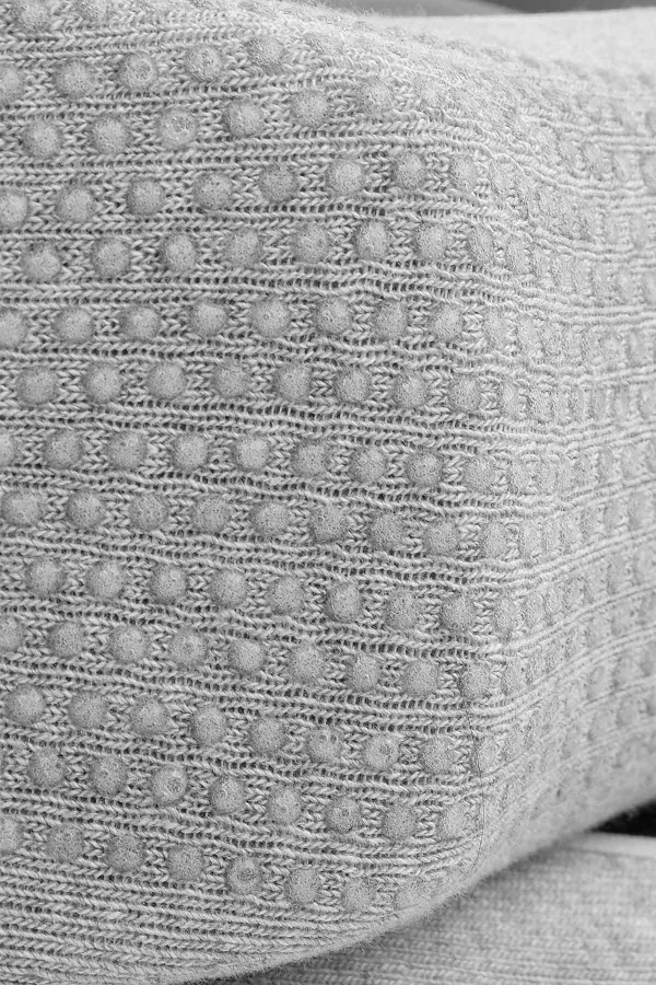 Mısırlı Kadın Kaydırmaz 2 Çift Üstü Lastikli Pilates Ve Yoga Çorabı Gri