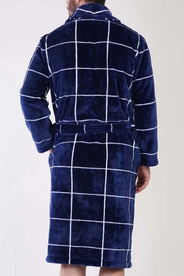 Robe Welsoft pour homme, bleu marine, style égyptien