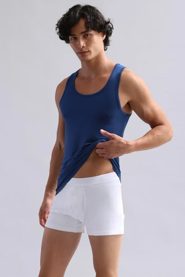 Mısırlı BAMBU HERCULES Slim Fit Basic Atlet Gece Mavisi