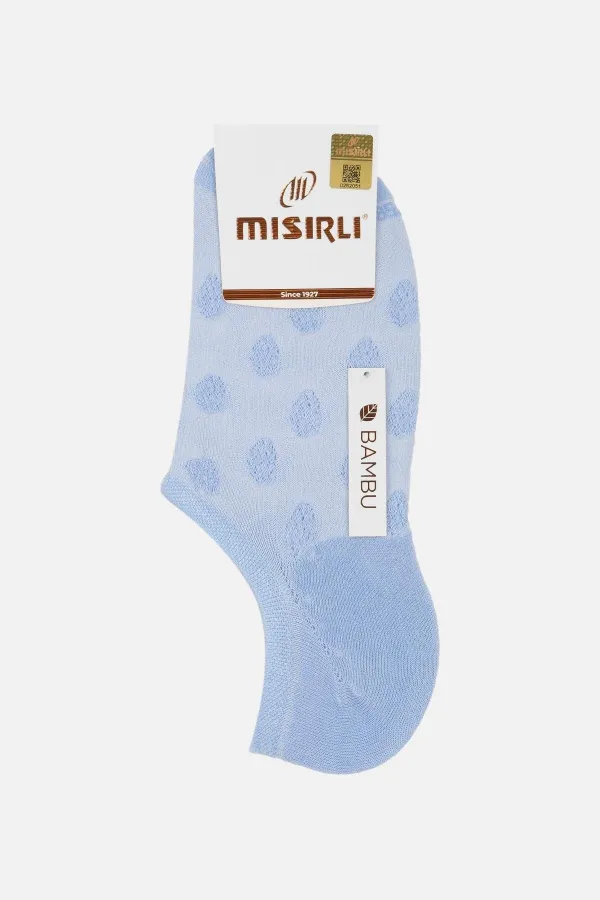 Mısırlı Kadın Bambu Tekli Yazlık No Show Çorap Aqua