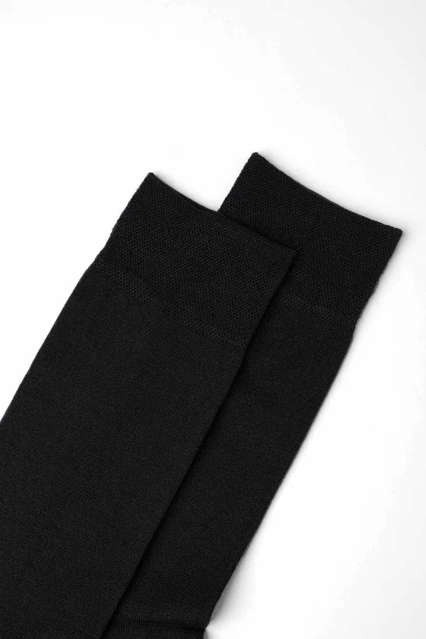Mısırlı Men's Mercerized Single Summer Ankle Socks Dark Gray