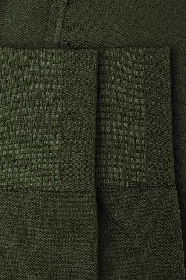 Leggings corset gainants sans coutures taille haute pour femmes égyptiennes, kaki