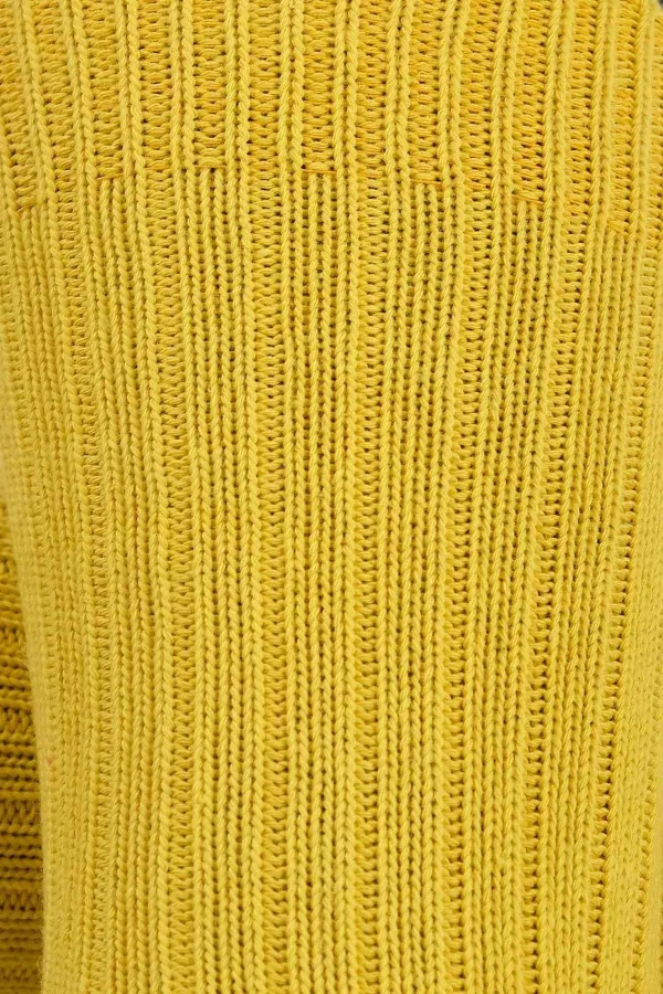 Mısırlı Unisex Pamuklu Bio Cotton Kışlık Soket Çorap Sarı