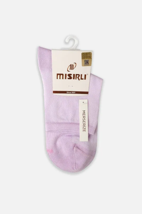 Mısırlı Kadın Merserize Tekli Soket Çorap Pembe